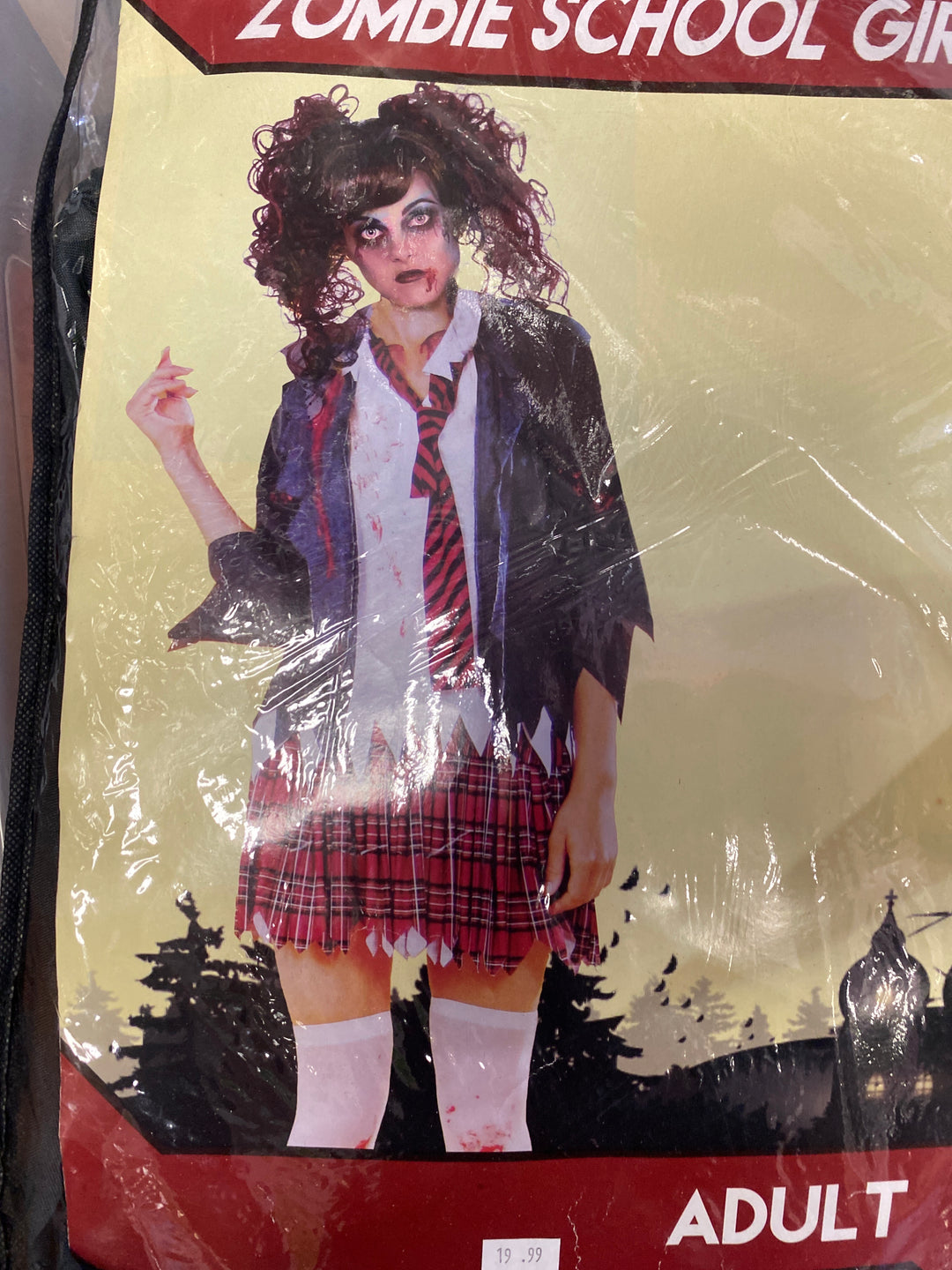 Adult Zombie School Girl Costume