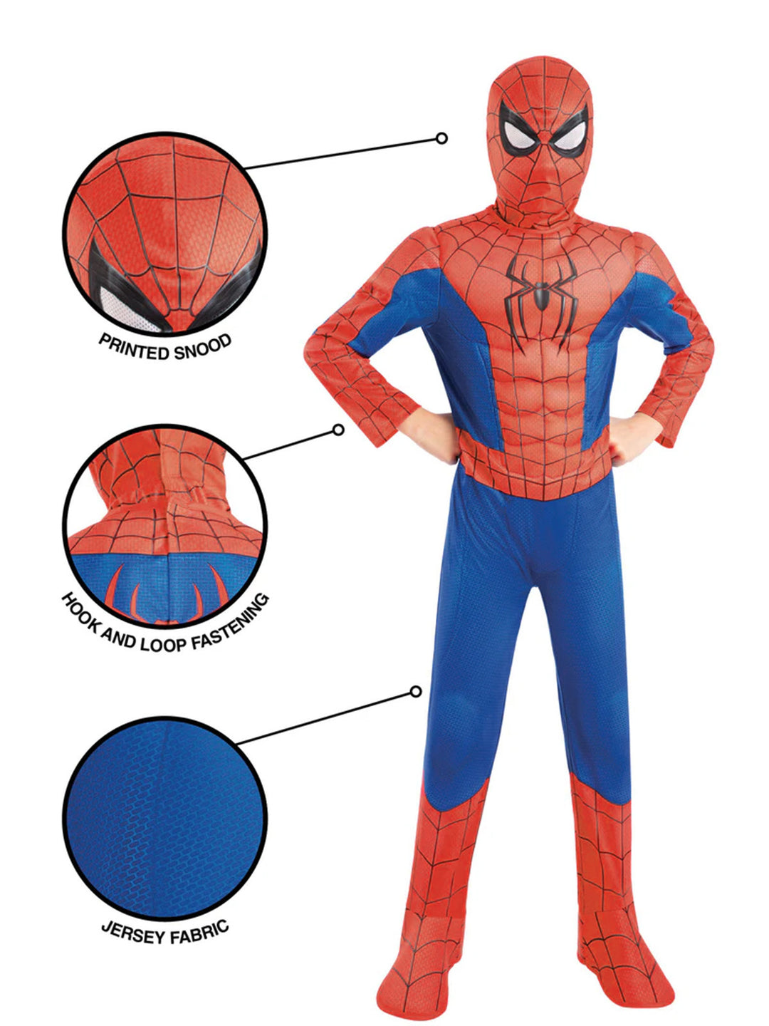 Spiderman 3-5 years Child Costume