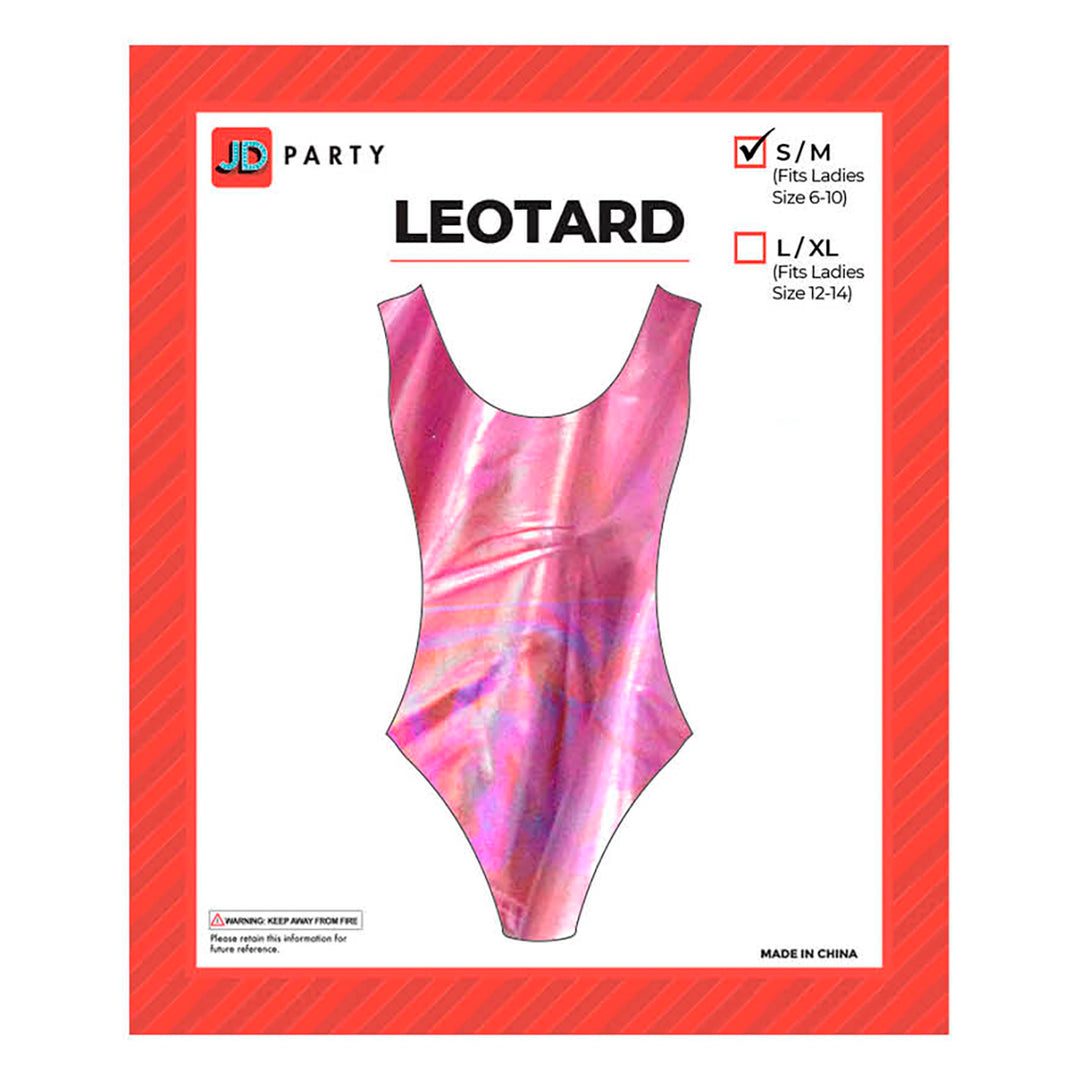 80s Leotard Iridescent Pink