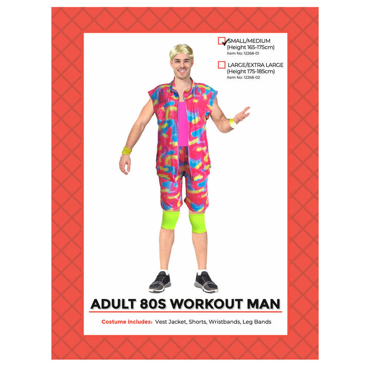 80s Workout Man Costume