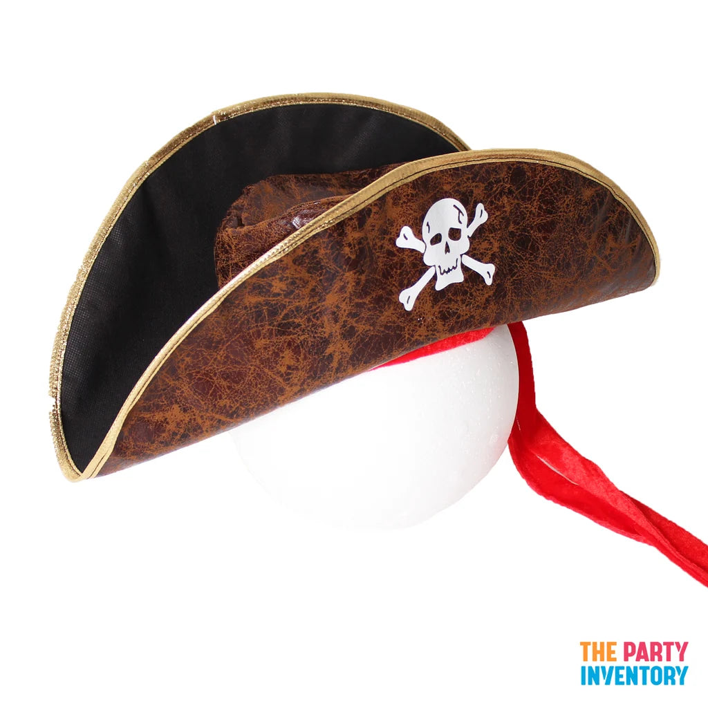 Brown Deluxe Pirate Hat