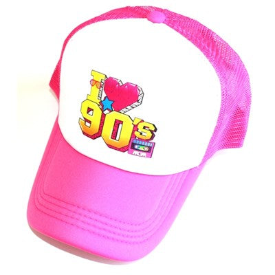 I love the 90’s Trucker Pink Cap Hat