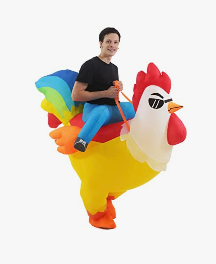 Adult Inflatable Cock Chicken Costume