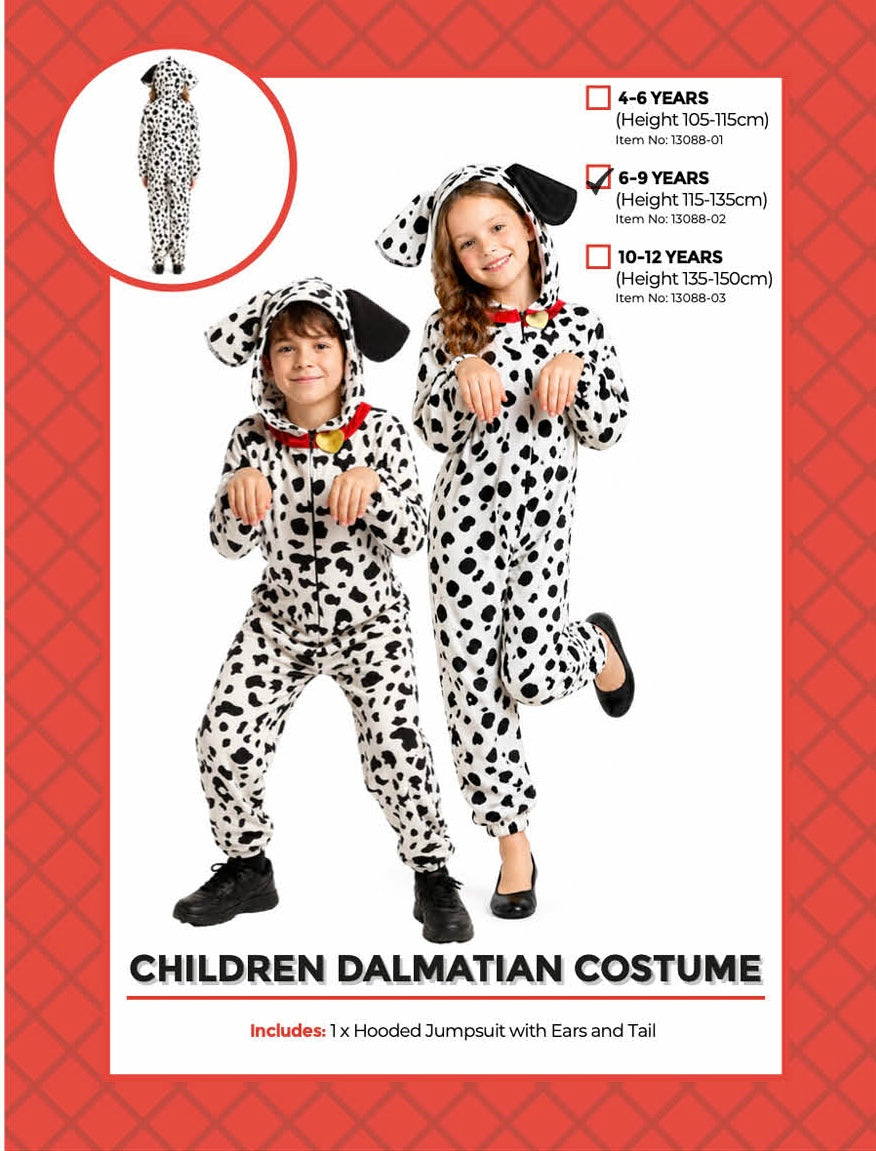 Dalmatian Child Costume