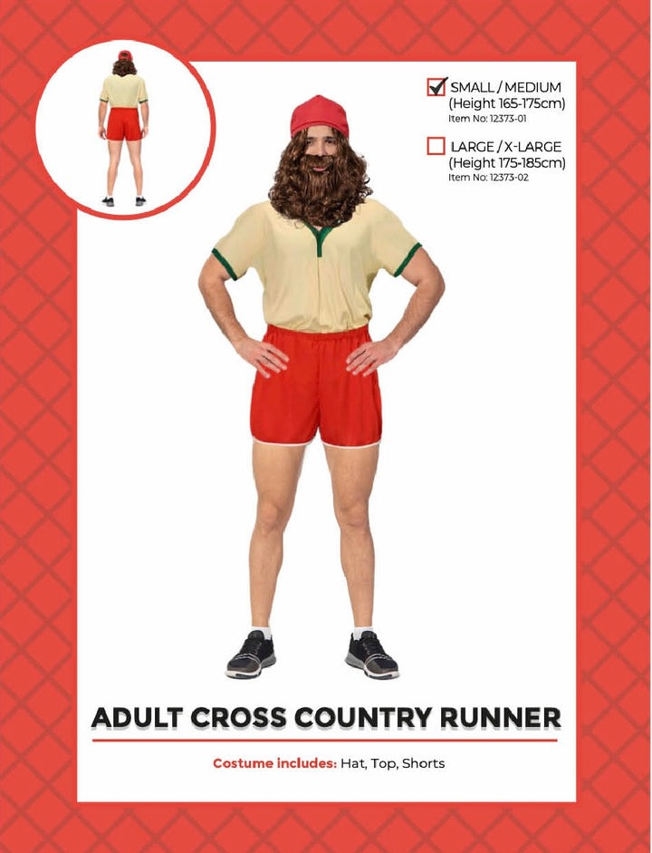 Forrest Cross Country Gump Costume