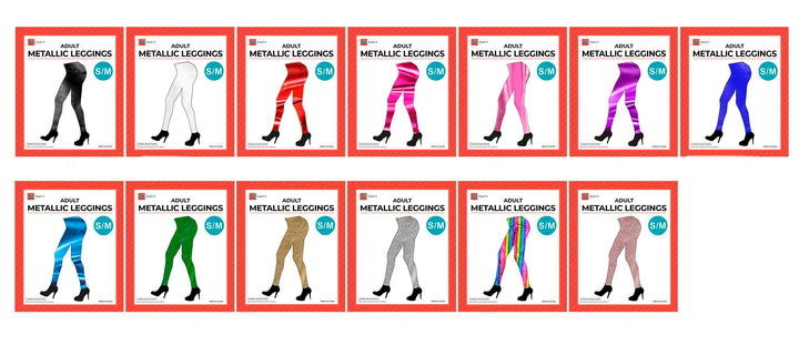Adult Metallic Leggings - Various Colours