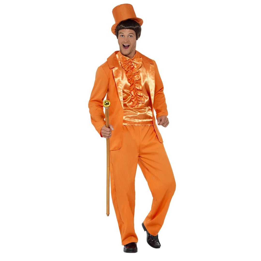 90s Stupid Tuxedo Costume, Orange