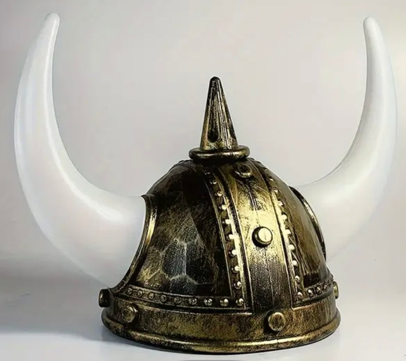 Copper Gold Viking Helmet