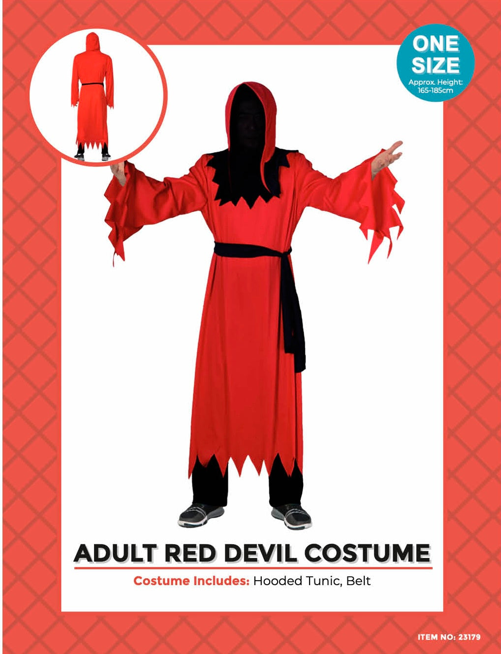 Adult Red Devil Man Costume