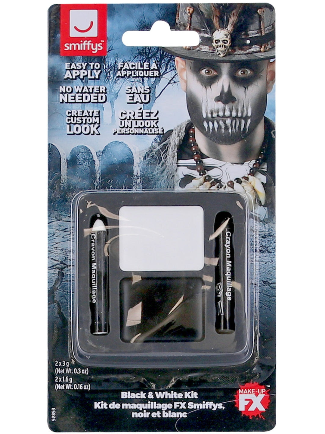 MAKE-UP FX CREME, BLACK & WHITE