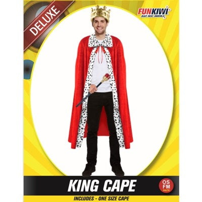 Adult King Cape Costume
