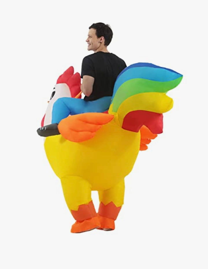 Adult Inflatable Cock Chicken Costume