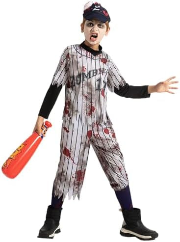 Child Baseball Zombie Costume