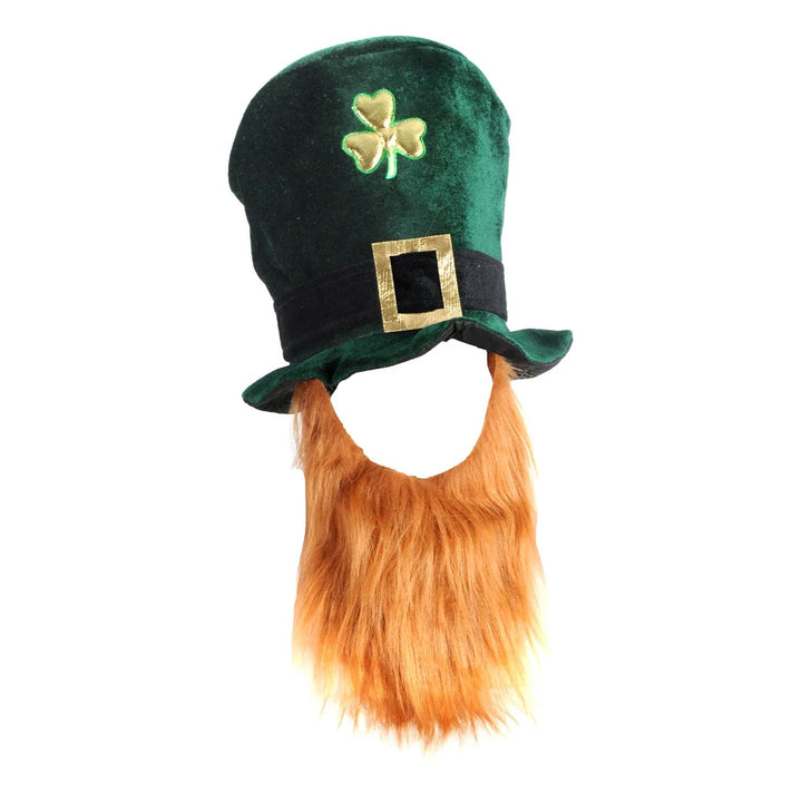St Patrick Day Hat with Brown Beard