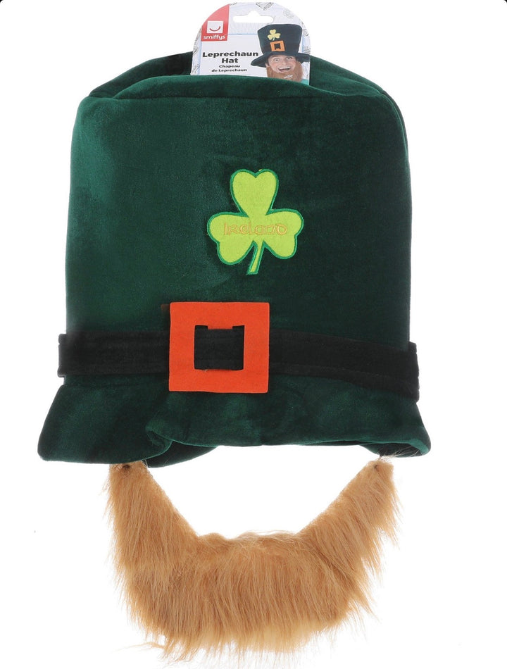 St Patrick Day Hat with Brown Beard