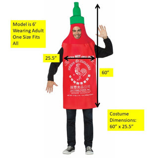 Sriracha Sauce Costume
