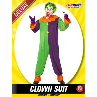 Circus Clown Jumpsuit Costume