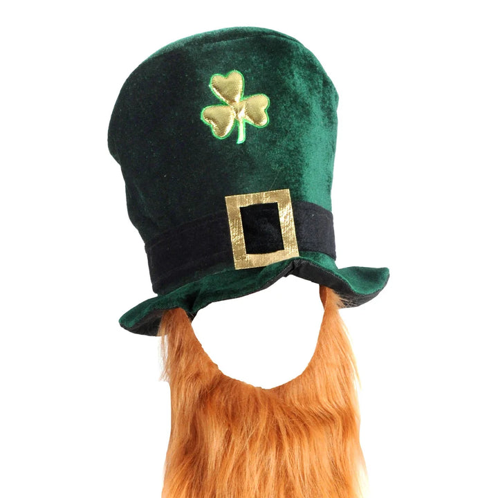 St Patrick Day Hat with Brown Beard