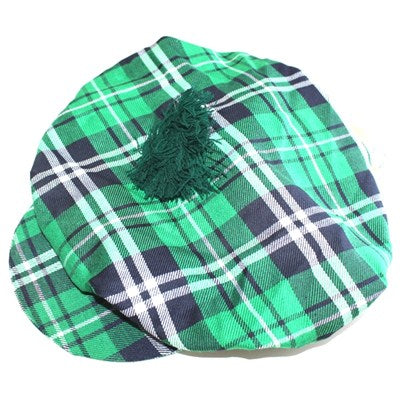 St Patrick's Day Tartan Cap