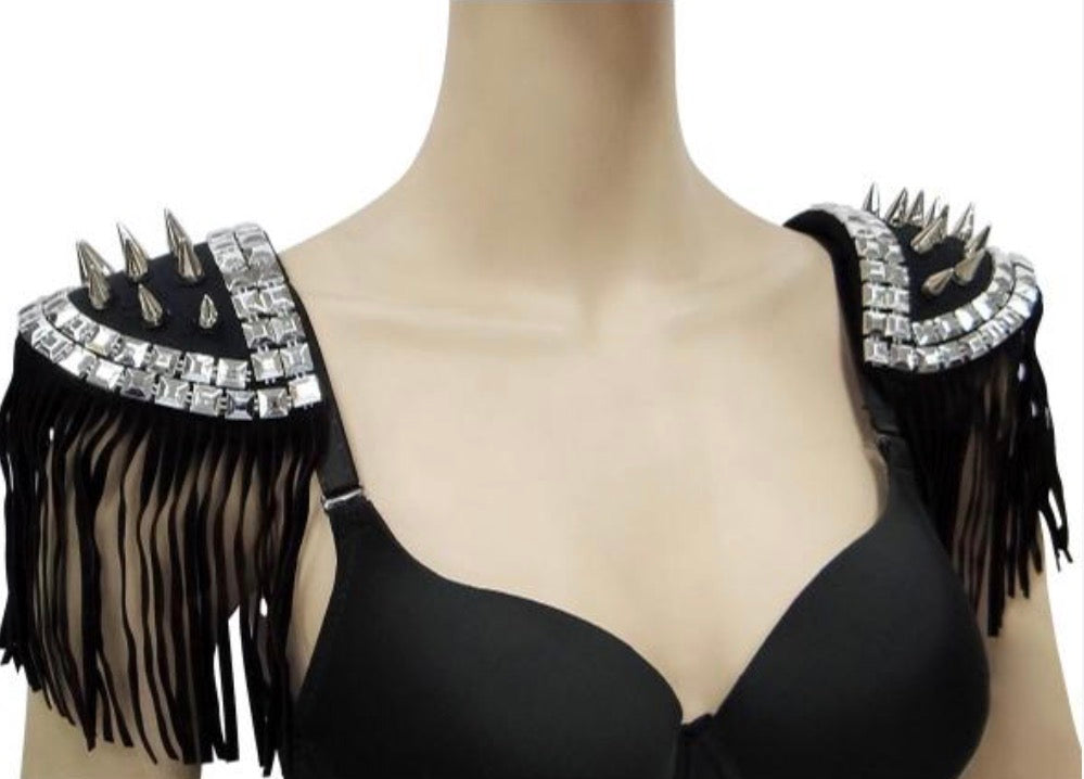 Bad to the bone Studded Shoulder Pads