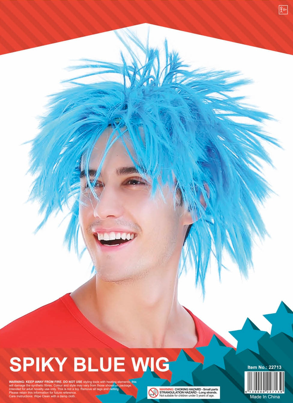 Spiky Thing Blue Wig