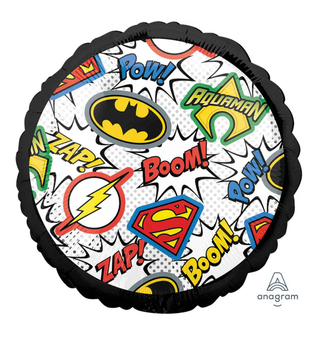 Justice League Superhero Logo Foil Balloon