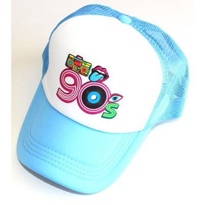 I love the 90’s Trucker Blue Cap Hat