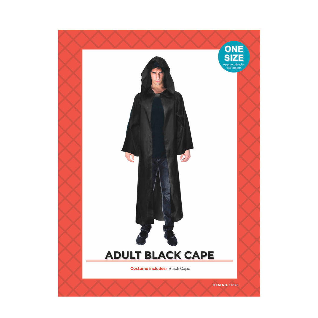 Adult Black Cape