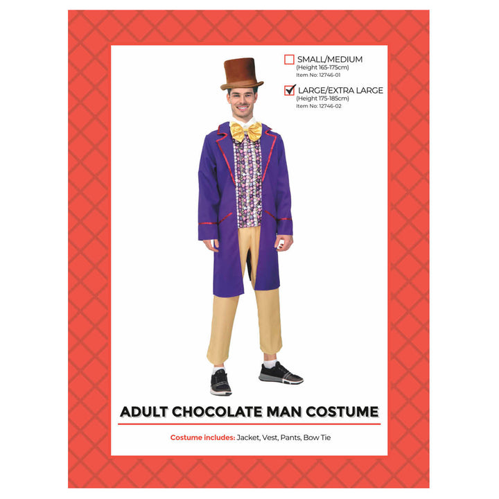 Adult Wonka Chocolatier Costume