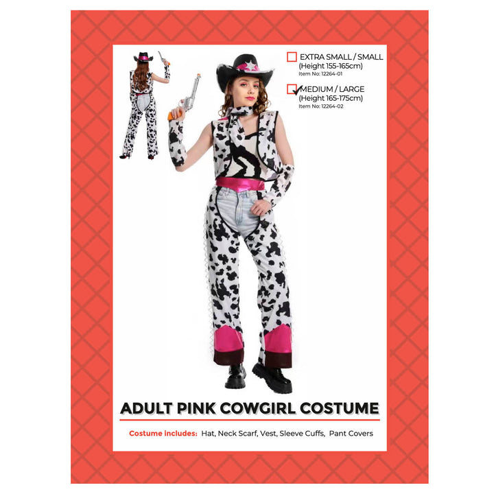 Cowprint Cowgirl Costume