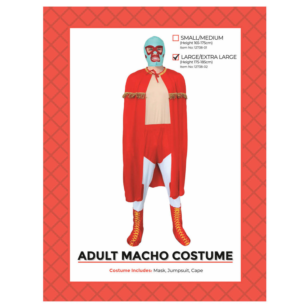 Adult Macho Wrestling Costume