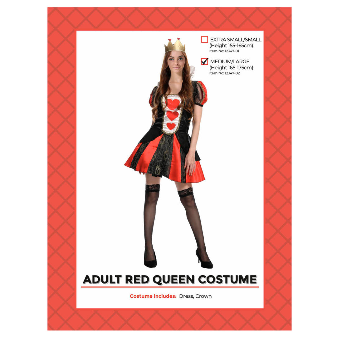 Red Queen Of Hearts Costume