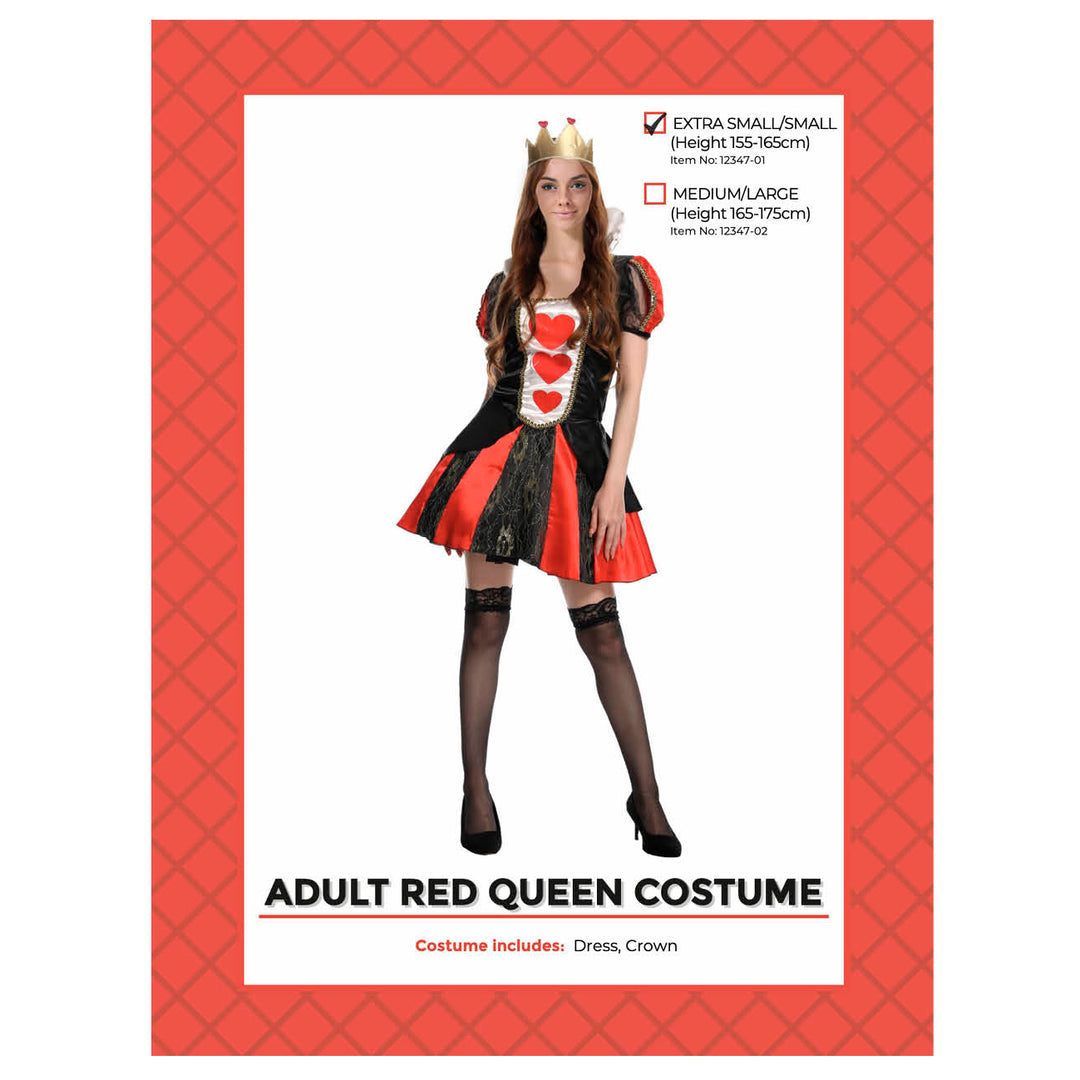 Red Queen Of Hearts Costume