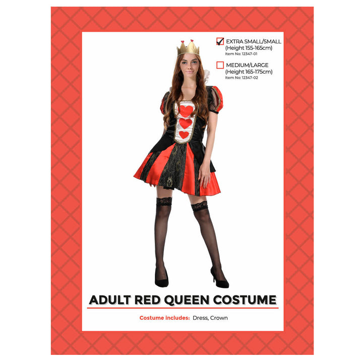 Red Queen Of Hearts Costume