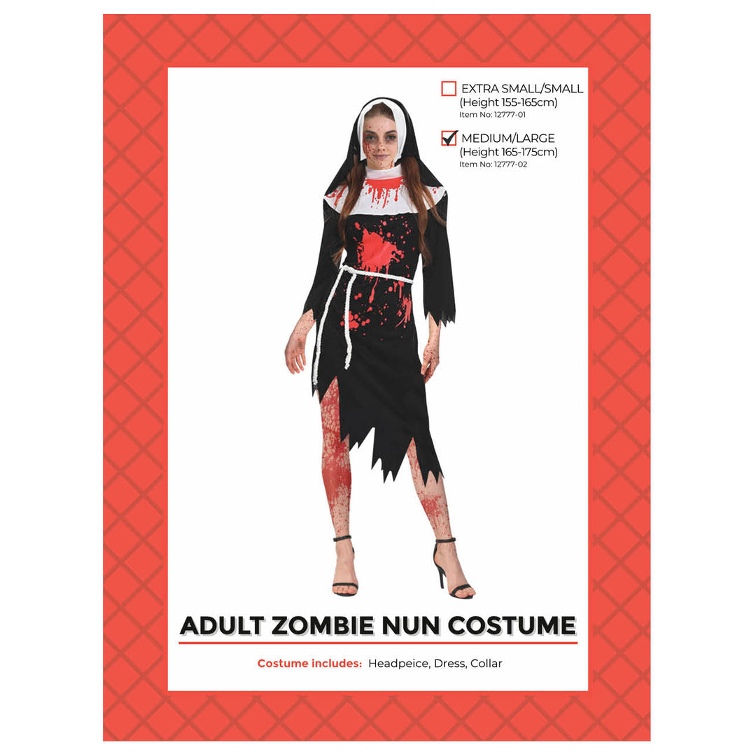 Adult Zombie Nun Costume