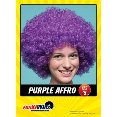 Afro Wig - Purple