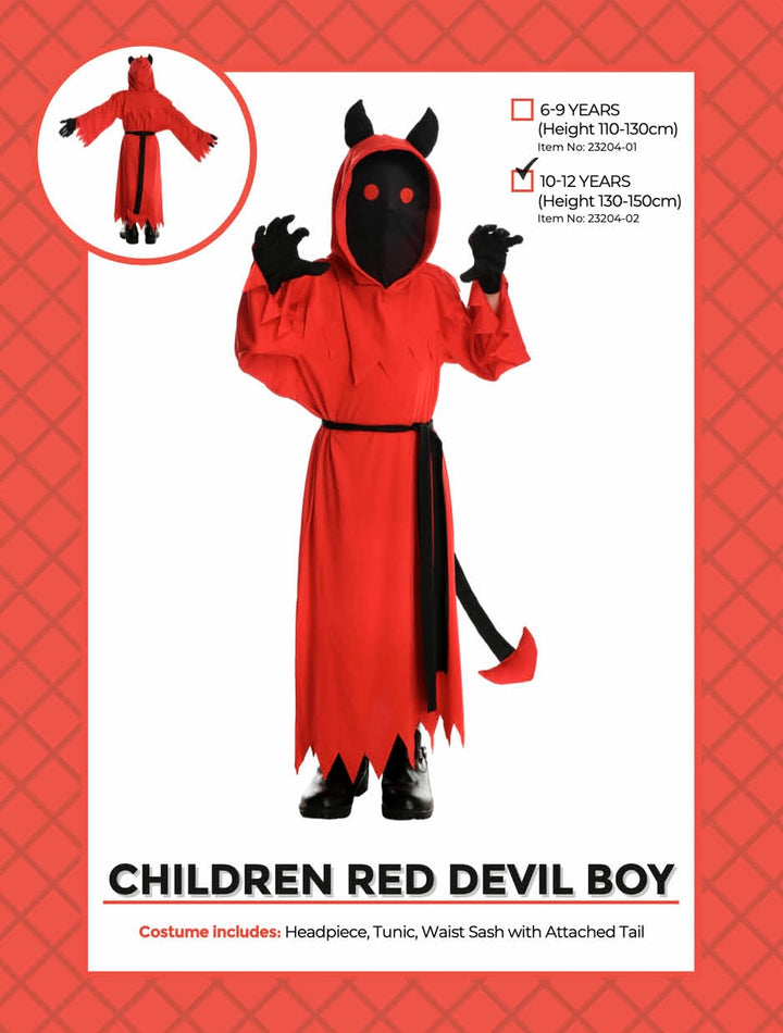 Children Devil Costume