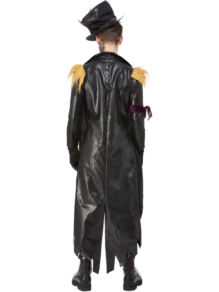 Voodoo Witch Doctor Black and Purple Costume