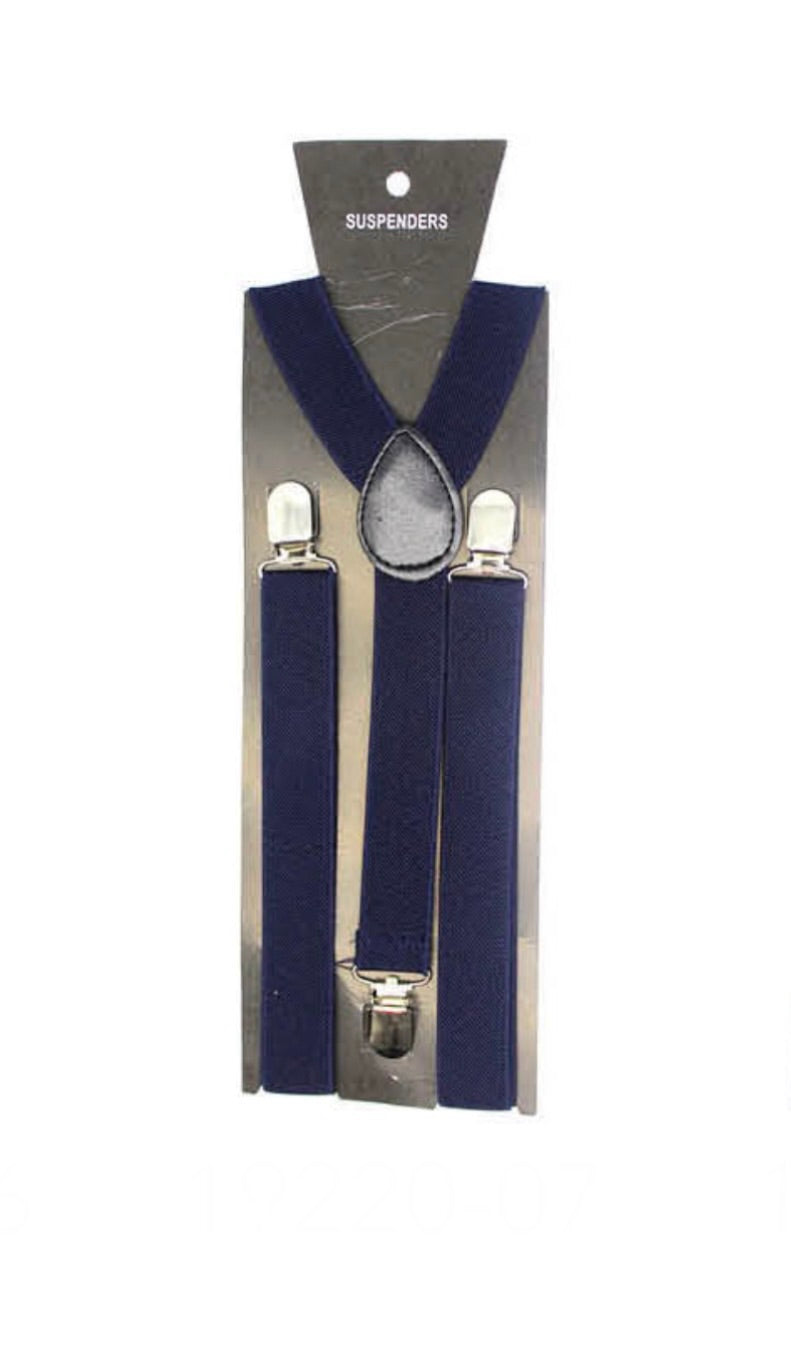 Suspenders - Navy Blue