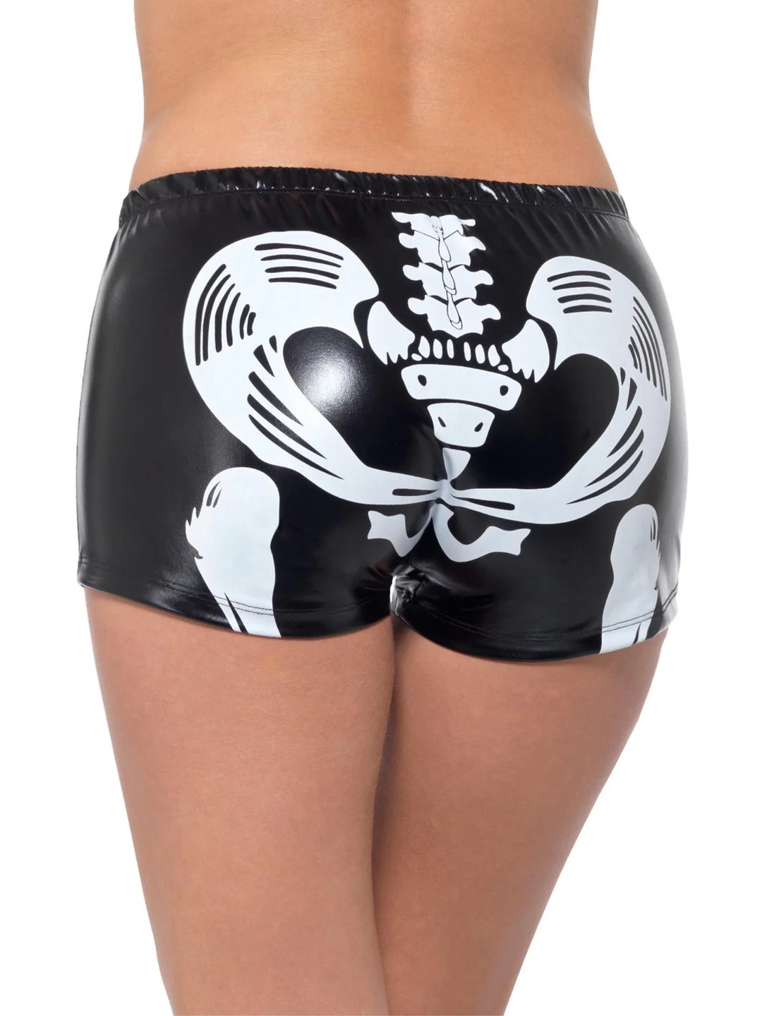 Skeleton Fever Black Hot Pants
