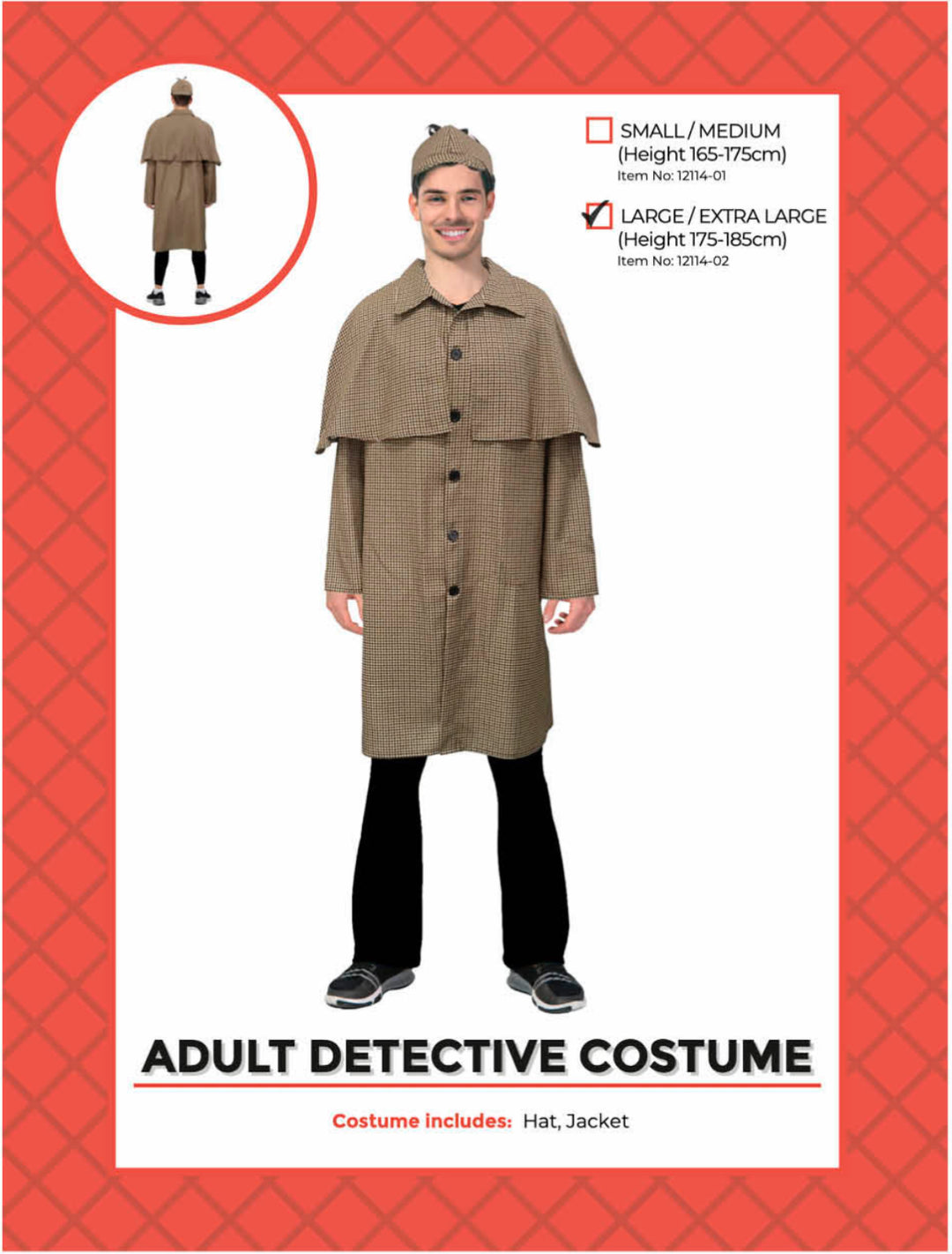 Sherlock Holmes Detective Costume