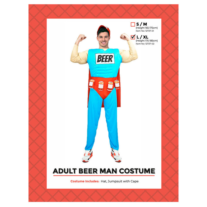 Beer Man Hero Costume