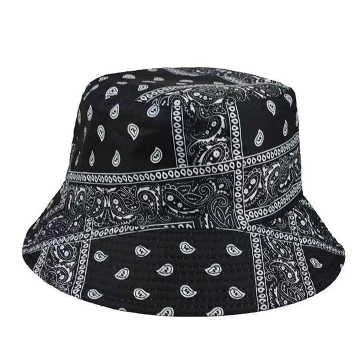 Black Festival Bandana Bucket Hat