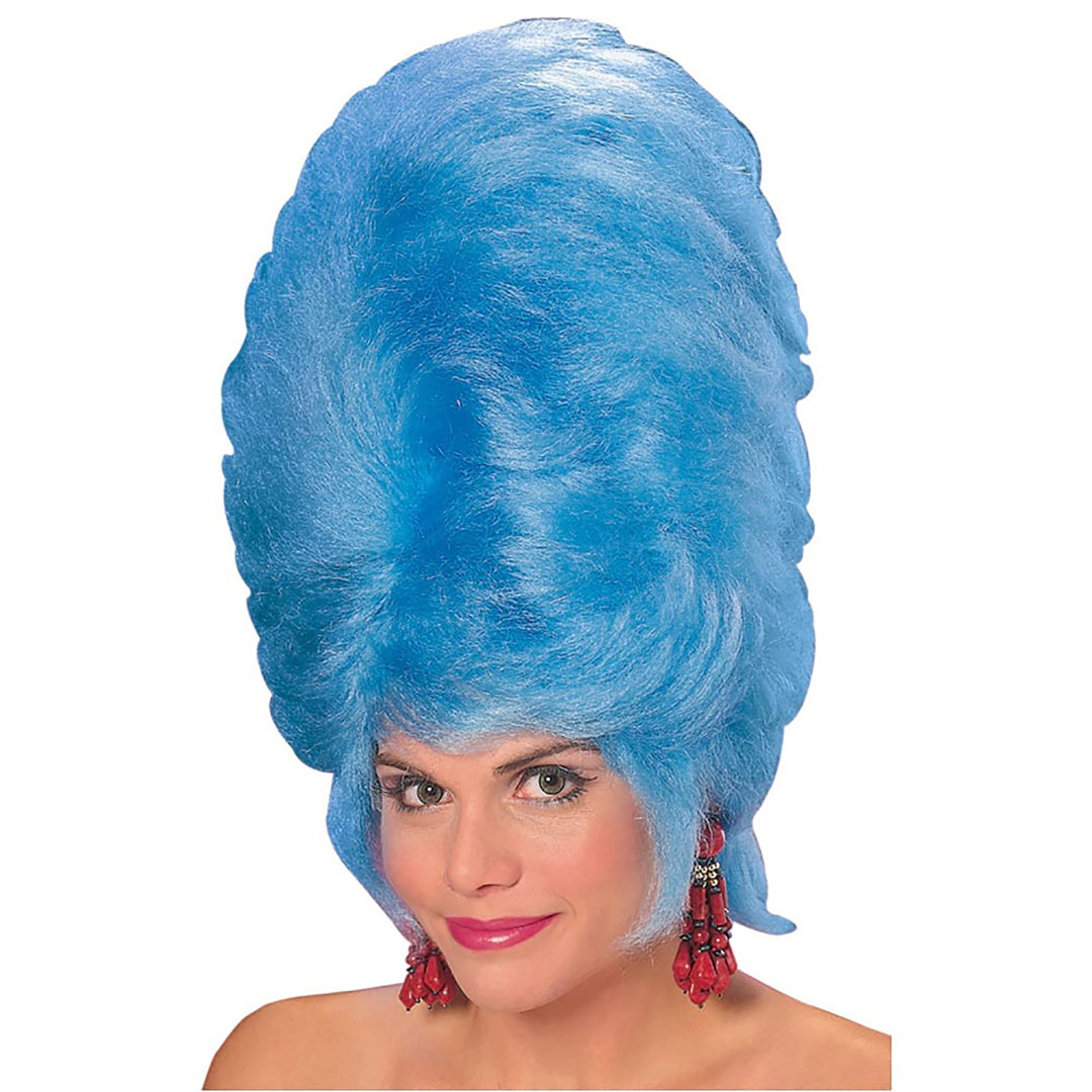 Blue Beehive Wig