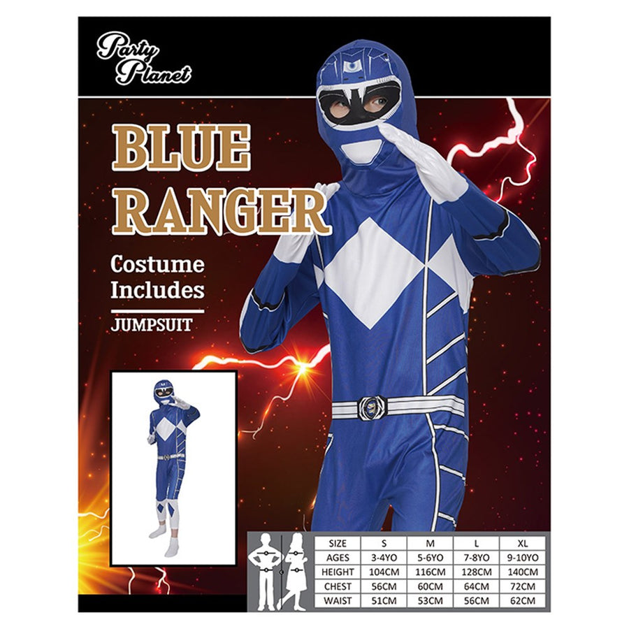 Blue Ranger Child Blue Ranger Child Costume – Sydney Costume Shop