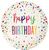 Happy Happy Birthday Foil Balloon
