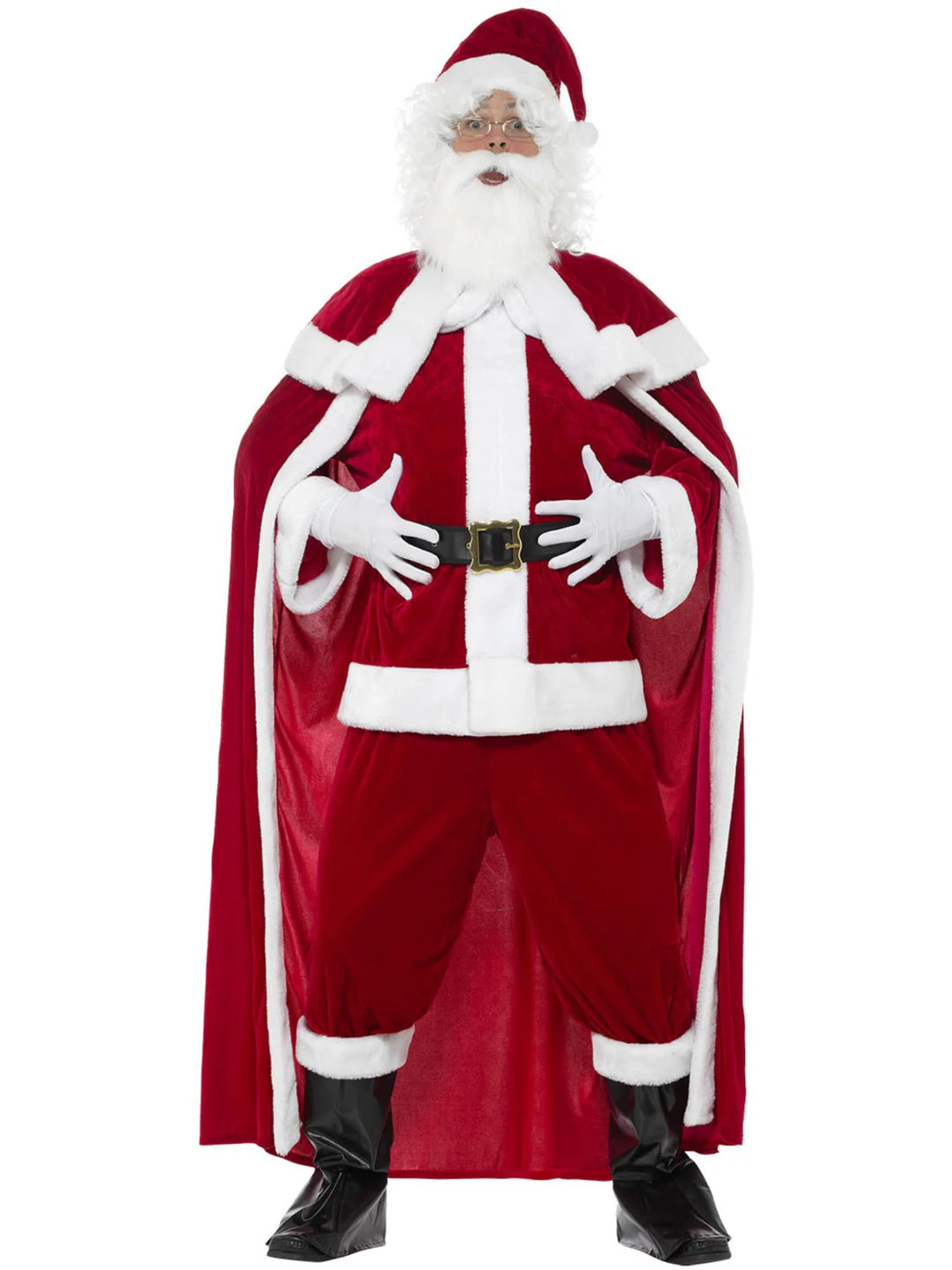 Deluxe Santa Suit Costume with Cape