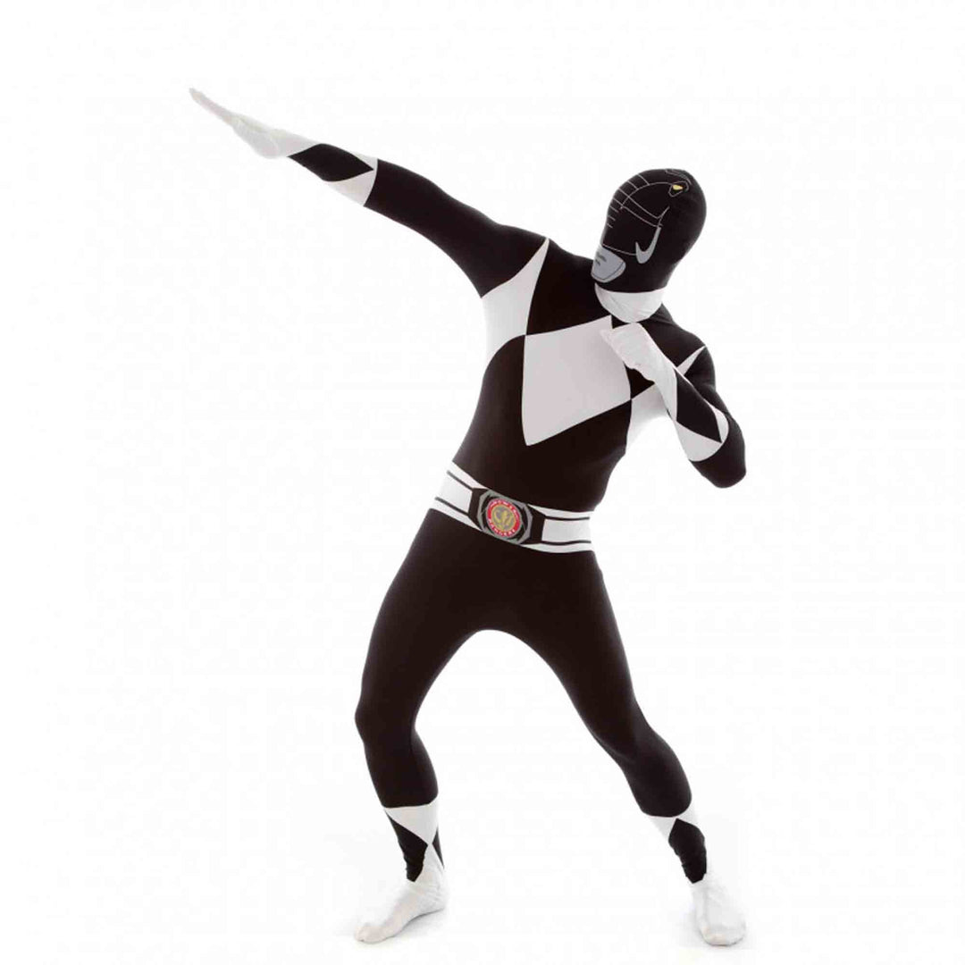 Adult Black Power Ranger Costume