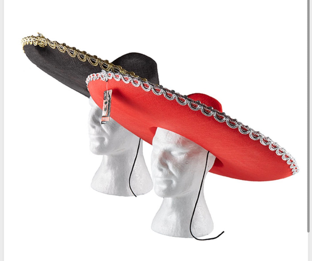 Mariachi Sombrero Black Hat