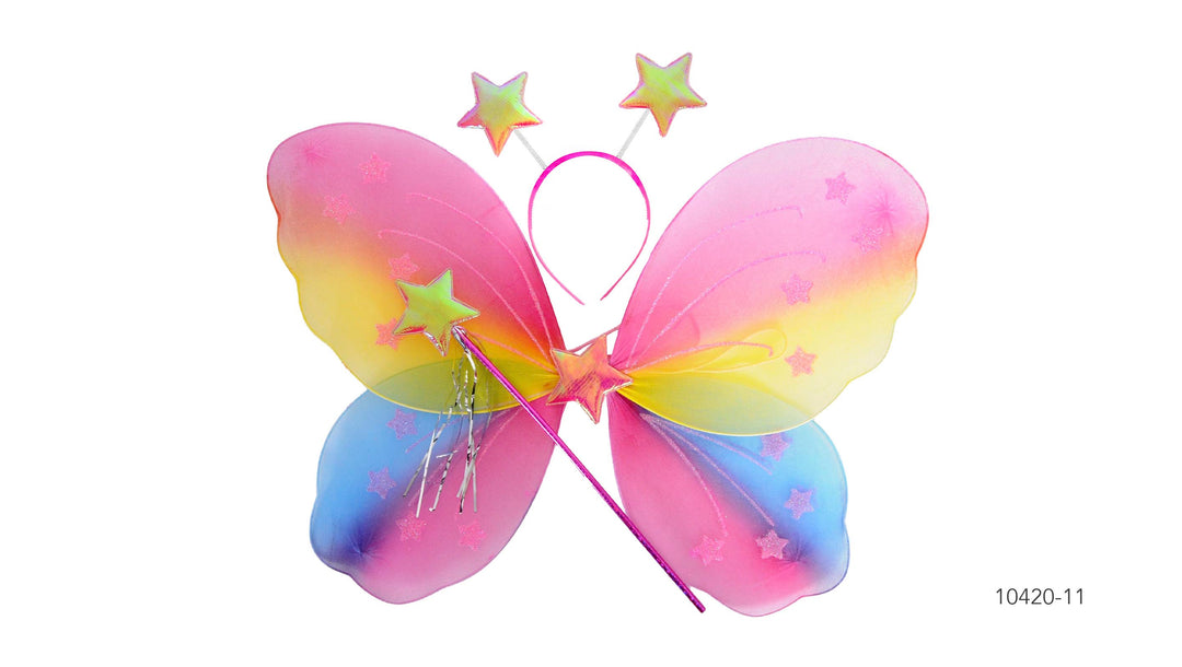 Rainbow Fairy Wings Set